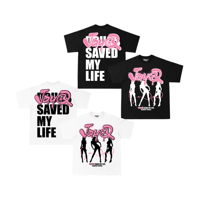 HEAVENLYWORLD x JAYQ "JAYQ SAVED MY LIFE" T-SHIRT.
