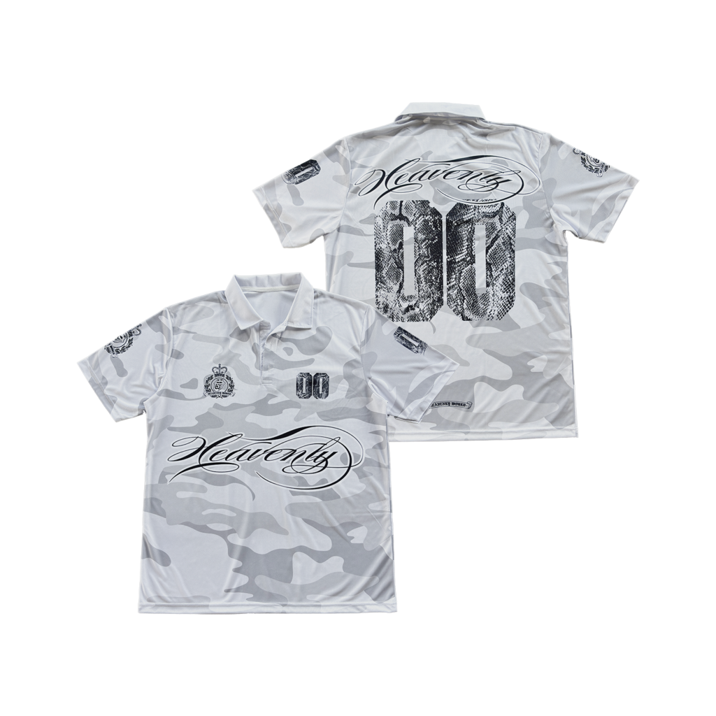 HEAVENLY WORLD WHITE VIPER CAMO JERSEY