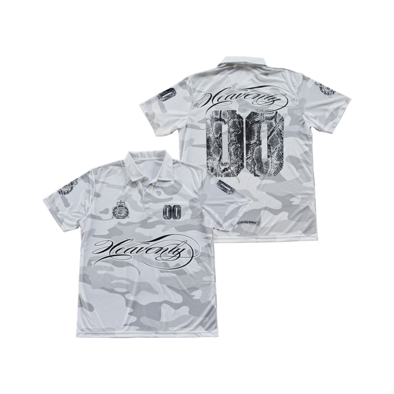 HEAVENLY WORLD WHITE VIPER CAMO JERSEY